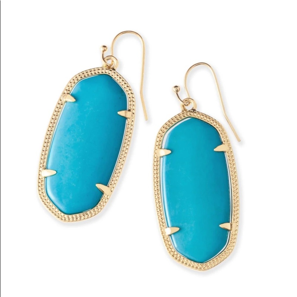 Kendra Scott Danielle Statement Earrings Turquoise